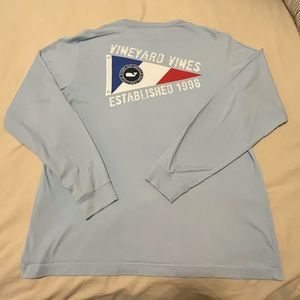 Vineyard Vines Blue Long Sleeve Tee